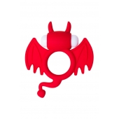 Красное эрекционное кольцо на пенис JOS COCKY DEVIL - JOS - в Казани купить с доставкой