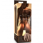 Коричневый мастубратор-вагина Nicole s Kitty - Blush Novelties - в Казани купить с доставкой