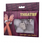 Наручники с белой меховой опушкой - ToyFa - купить с доставкой в Казани