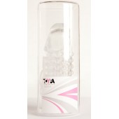 Гелевая прозрачная насадка с 2 отростками - 13 см. - Toyfa Basic - в Казани купить с доставкой