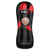 Мастурбатор-вагина Vibrating Pussy Stroker с вибрацией - Pipedream - в Казани купить с доставкой
