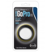 Черно-желтое силиконовое эрекционное кольцо Silicone Go Pro Cock Ring - Blush Novelties - в Казани купить с доставкой