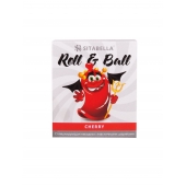 Стимулирующий презерватив-насадка Roll   Ball Cherry - Sitabella - купить с доставкой в Казани