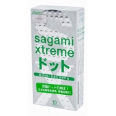 Презервативы Sagami Xtreme Type-E с точками - 10 шт. - Sagami - купить с доставкой в Казани