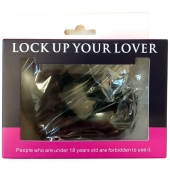 Черные меховые наручники Love с ключиками - Baile - купить с доставкой в Казани