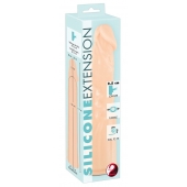 Телесная насадка-удлинитель Silicone Extension - 19 см. - Orion - в Казани купить с доставкой