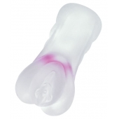 Прозрачный реалистичный мастурбатор Juicy Pussy Crystal Rose - ToyFa - в Казани купить с доставкой