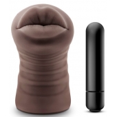 Коричневый мастурбатор-ротик Renee - Blush Novelties - в Казани купить с доставкой