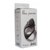 Черное эрекционное виброкольцо Pure Passion Midnight - Lola Games - в Казани купить с доставкой