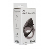 Черное эрекционное виброкольцо Pure Passion Sunset - Lola Games - в Казани купить с доставкой