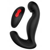 Черный вибромассажер простаты SWIRLING P-PLEASER - Dream Toys - в Казани купить с доставкой