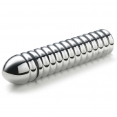 Рельефный фаллос для интенсивного электросекса Groovey George - 20 см. - MyStim - купить с доставкой в Казани