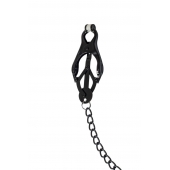 Зажимы на соски Darkside с цепочкой - Lola Games - купить с доставкой в Казани