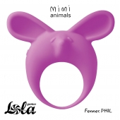 Фиолетовое эрекционное кольцо Fennec Phil - Lola Games - в Казани купить с доставкой