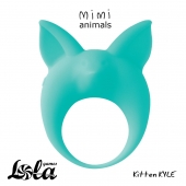 Зеленое эрекционное кольцо Kitten Kyle - Lola Games - в Казани купить с доставкой