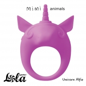 Фиолетовое эрекционное кольцо Unicorn Alfie - Lola Games - в Казани купить с доставкой