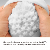 Белый мастурбатор Tenga Geo Coral - Tenga - в Казани купить с доставкой