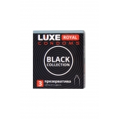 Черные презервативы LUXE Royal Black Collection - 3 шт. - Luxe - купить с доставкой в Казани