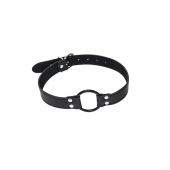 Черный кляп-кольцо Modesty - Lola Games - купить с доставкой в Казани