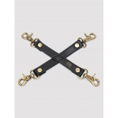 Черный фиксатор для манжет Bound to You Faux Leather Hogtie - Fifty Shades of Grey - купить с доставкой в Казани