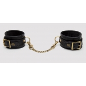 Черные оковы на ноги Bound to You Faux Leather Ankle Cuffs - Fifty Shades of Grey - купить с доставкой в Казани
