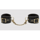 Черные наручники Bound to You Faux Leather Wrist Cuffs - Fifty Shades of Grey - купить с доставкой в Казани