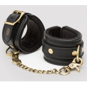 Черные наручники Bound to You Faux Leather Wrist Cuffs - Fifty Shades of Grey - купить с доставкой в Казани