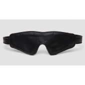 Черная плотная маска на глаза Bound to You Faux Leather Blindfold - Fifty Shades of Grey - купить с доставкой в Казани