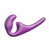 Фиолетовый безремневой страпон Seduction - 20,5 см. - Lola Games - купить с доставкой в Казани