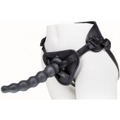 Пояс харнесс BEST UNI strap с 2 насадками - 18 и 22 см. - LOVETOY (А-Полимер) - купить с доставкой в Казани