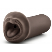 Коричневый мастурбатор-ротик Naughty Nicole - Blush Novelties - в Казани купить с доставкой