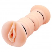 Телесный вибромастурбатор-вагина Michelle - Baile - в Казани купить с доставкой
