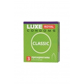 Гладкие презервативы LUXE Royal Classic - 3 шт. - Luxe - купить с доставкой в Казани