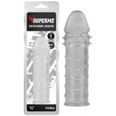 Прозрачная реалистичная насадка на пенис Extra Texture Sleeve - 16,2 см. - Chisa - в Казани купить с доставкой