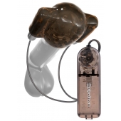 Дымчатый вибростимулятор головки пениса Dual Vibrating Head Teaser - Pipedream - в Казани купить с доставкой