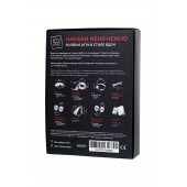 Фиолетовый набор БДСМ «Накажи меня нежно» с карточками - Штучки-дрючки - купить с доставкой в Казани