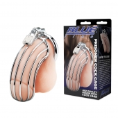 Металлическая клетка Prisoner Cock Сage с замком - BlueLine - купить с доставкой в Казани