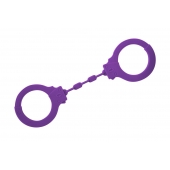 Фиолетовые силиконовые поножи Limitation - Lola Games - купить с доставкой в Казани