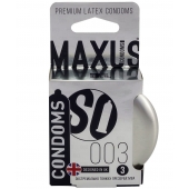 Экстремально тонкие презервативы в железном кейсе MAXUS Extreme Thin - 3 шт. - Maxus - купить с доставкой в Казани