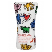 Мастурбатор-туба Keith Haring Soft Tube CUP - Tenga - в Казани купить с доставкой