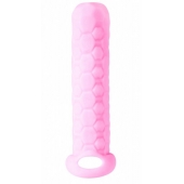 Розовый фаллоудлинитель Homme Long - 13,5 см. - Lola Games - в Казани купить с доставкой
