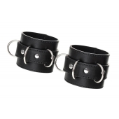 Черные наручники Anonymo на сцепке - ToyFa - купить с доставкой в Казани