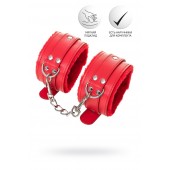 Красные оковы Anonymo из искусственной кожи - ToyFa - купить с доставкой в Казани