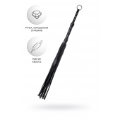 Черный флоггер Anonymo - 64 см. - ToyFa - купить с доставкой в Казани