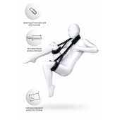 Черные кожаные стропы для фиксации Anonymo - ToyFa - купить с доставкой в Казани