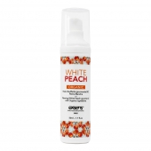 Разогревающее массажное масло Gourmet White Peach Organic с органическими ингредиентами - 50 мл. - Exsens - купить с доставкой в Казани