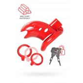 Красный мужской пояс верности из пластика - ToyFa - купить с доставкой в Казани