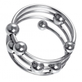 Большое металлическое кольцо под головку пениса - ToyFa - купить с доставкой в Казани