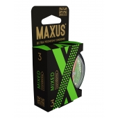 Презервативы в пластиковом кейсе MAXUS AIR Mixed - 3 шт. - Maxus - купить с доставкой в Казани