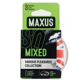 Презервативы в пластиковом кейсе MAXUS AIR Mixed - 3 шт. - Maxus - купить с доставкой в Казани
